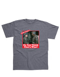 Dad's Army do you think that's wise graphic on a dark grey adult t-shirt.
