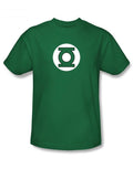 Symbol graphic on a green adult t-shirt.