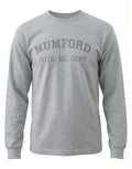 Beverly Hills Cop Axel Foley Mumford top graphic on a grey adult top.