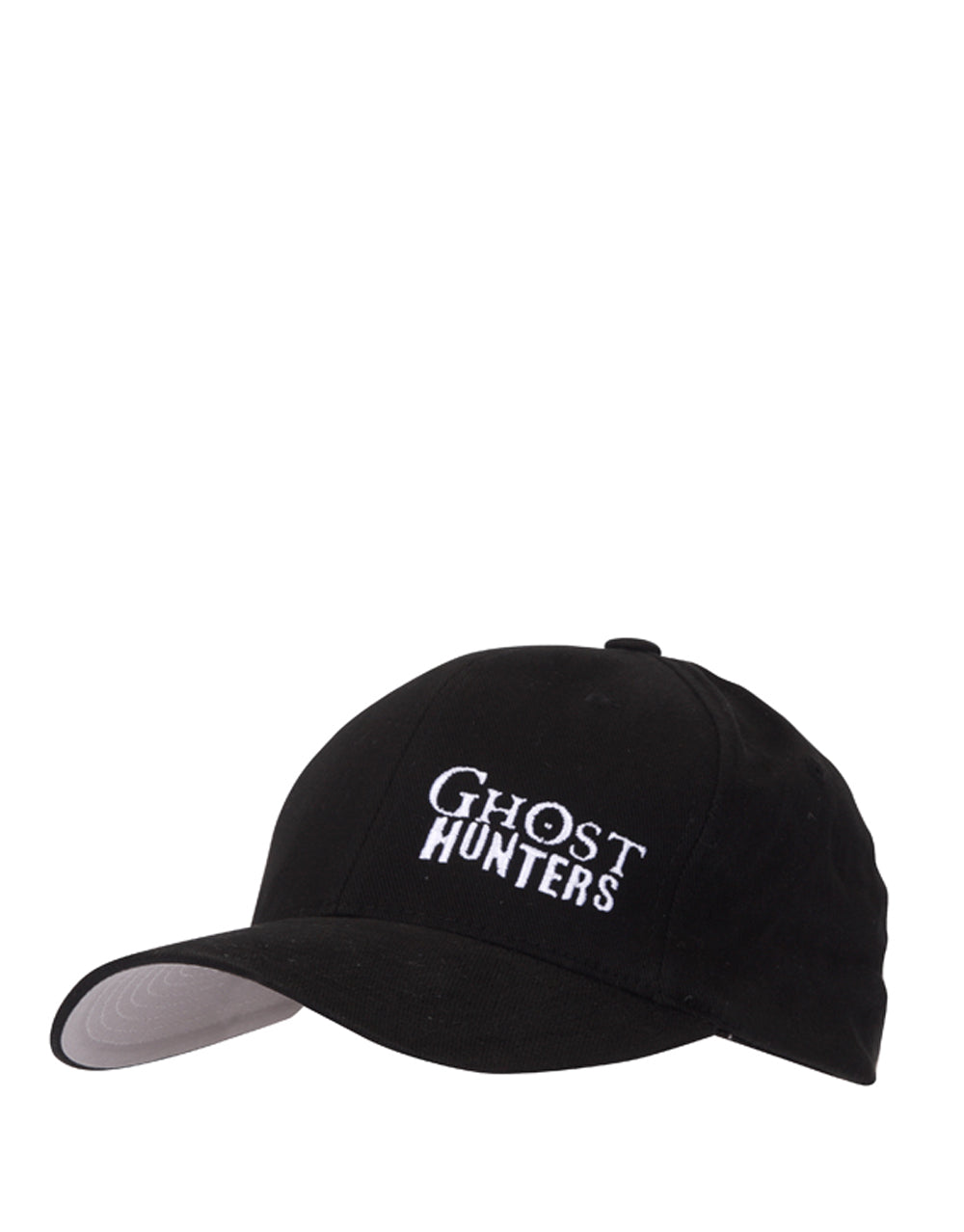 Ghost Hunters ghostly hat graphic on a black adult cap.