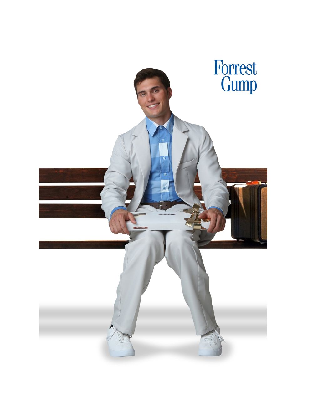 Forrest Gump classic suit costume for adults.