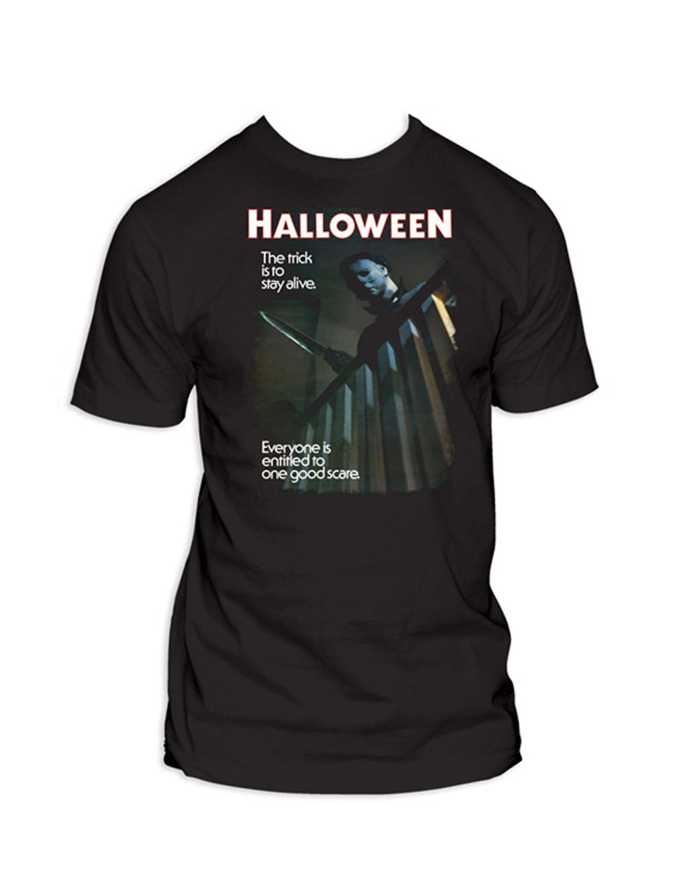 Official Halloween Michael Myers One Good Scare black T-shirt - licensed horror merchandise