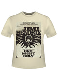 Jimi Hendrix at the spectrum graphic on a french vanilla adult t-shirt.