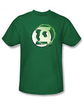 Energy graphic on a green adult t-shirt.