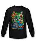 Will power graphic on a black adult long sleeve top.