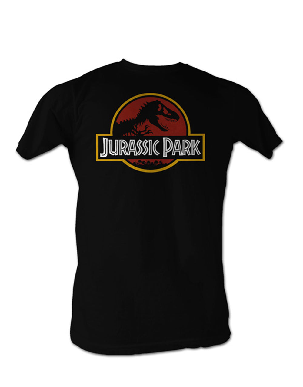 Jurassic Park adult logo t-shirt in black