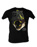 Jurassic Park adult T-Rex bite t-shirt in black
