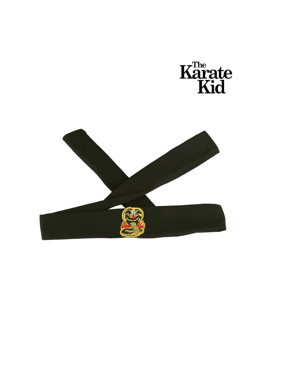 Karate Kid Cobra Kai headband costume accessory for adults.