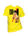 Official Bruce Lee Blood yellow T-shirt - licensed martial arts merchandise
