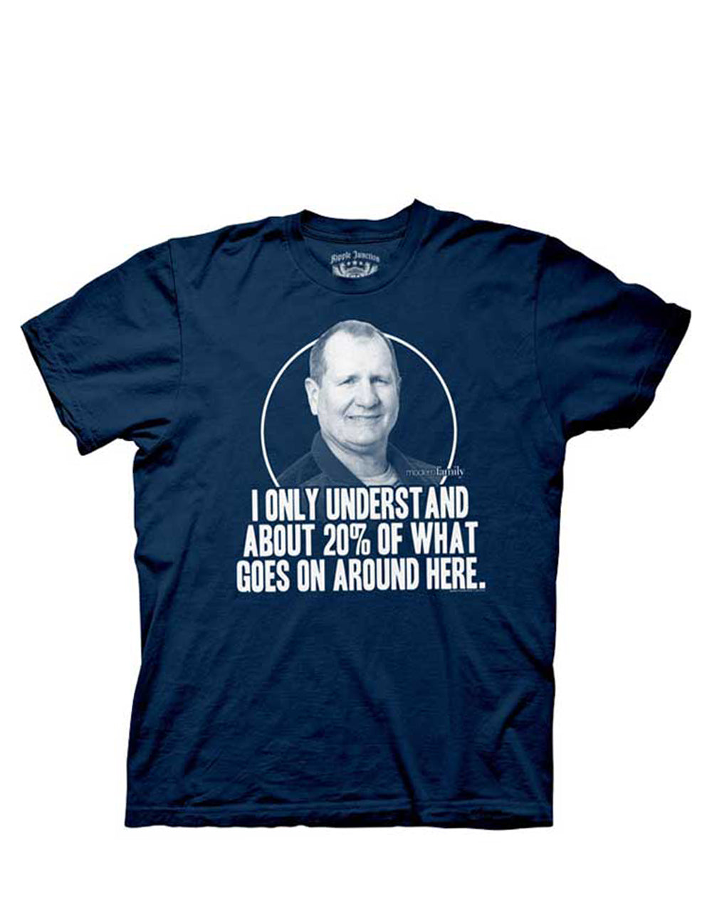 Understand graphic on a navy blue adult t-shirt.