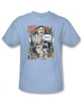 Monty Python better get a bucket graphic on a light blue adult t-shirt.