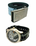 Spider-Man watch and belt.