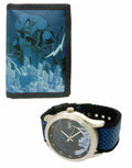 Spider-Man watch and wallet.