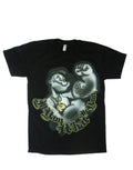 Popeye flexing his bicep with the I Yam quote on a black graphic tee.