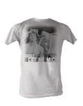 Rocky cut me Mick graphic on a white adult t-shirt.