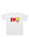 SpongeBob SquarePants I love SpongeBob graphic on a white kids t-shirt.