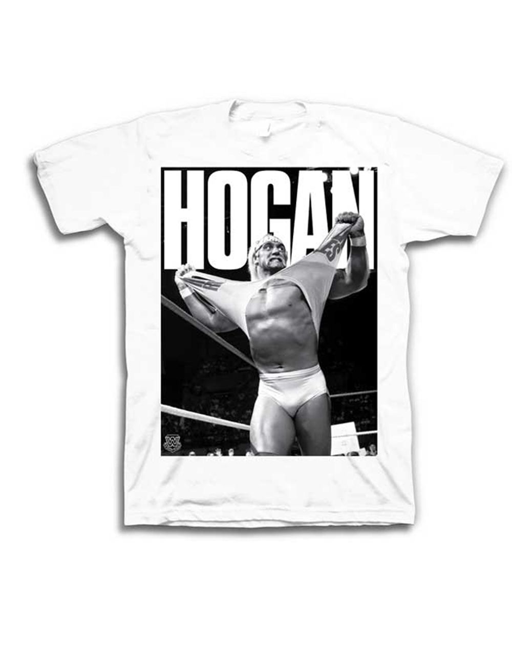 Official WWE Hulk Hogan Legend white T-shirt - licensed wrestling merchandise