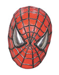 Marvel Comics Spider-Man full overhead vinyl mask costume accessory for adults.