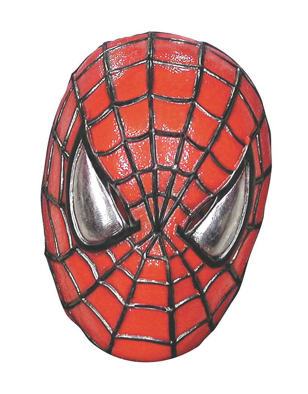 Marvel Comics Spider-Man full overhead vinyl mask costume accessory for adults.