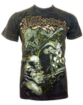 Marvel Avengers the alliance graphic on a black adult t-shirt.
