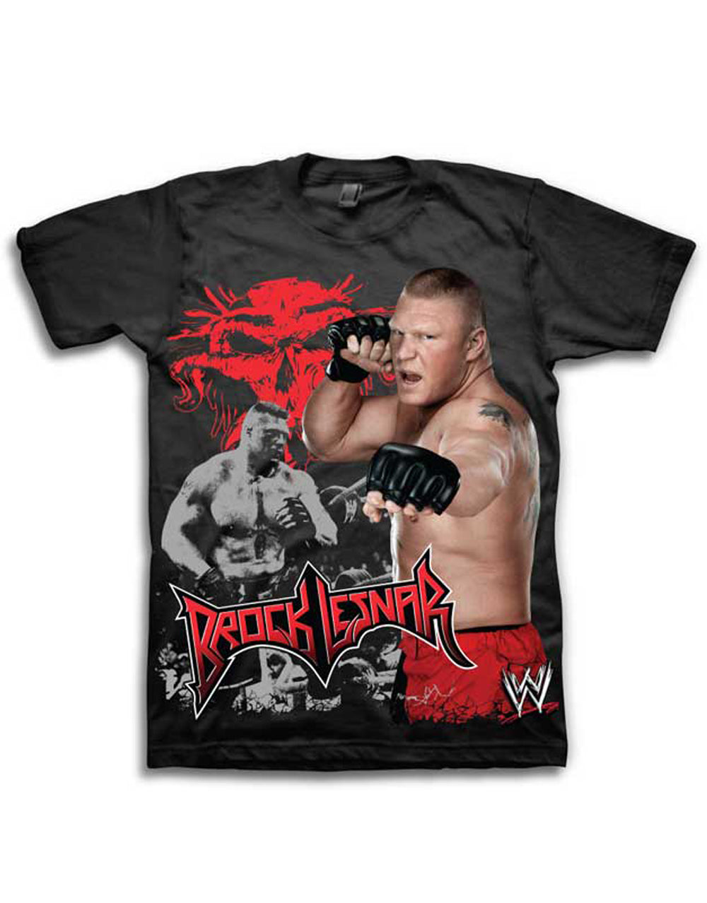 Official WWE Brock Lesnar black T-shirt - licensed wrestling merchandise