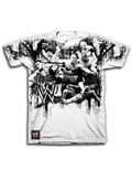 Official WWE Group Belt white T-shirt - licensed wrestling apparel