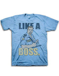 Official WWE  Big Bossman Blue - licensed wrestling apparel