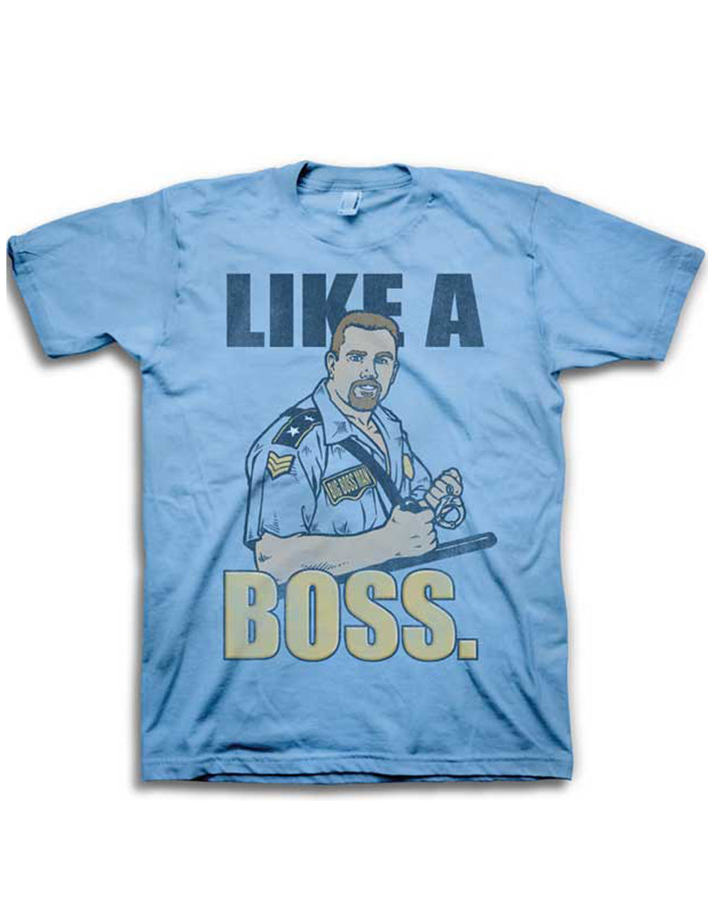 Official WWE  Big Bossman Blue - licensed wrestling apparel