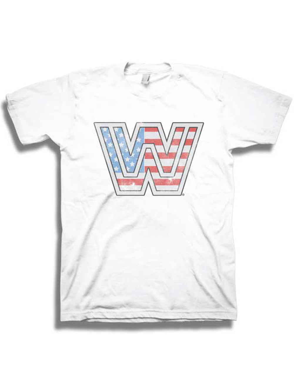 Official WWE Classic Logo white T-shirt - licensed wrestling apparel