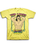 Official WWE Ravishing Rick Rude yellow T-shirt - licensed wrestling merchandise