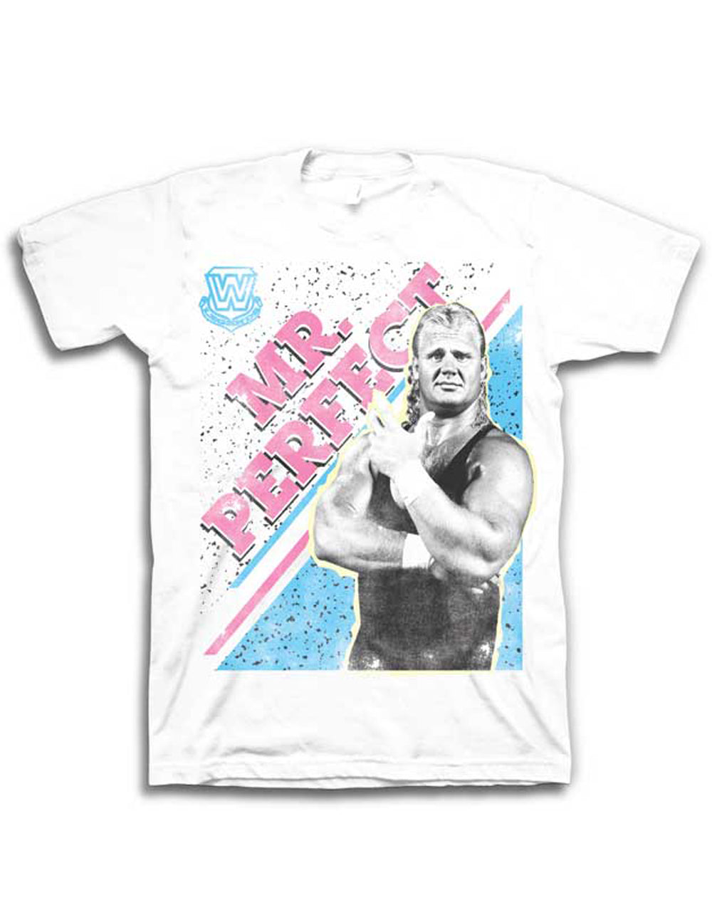 Official WWE Mr Perfect Kind Of A Big Deal white T-shirt - licensed wrestling merchandise