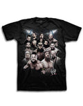 Official WWE Group Shot black T-shirt - licensed wrestling apparel
