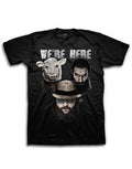 Official WWE Wyatt Family Were Here black T-shirt - licensed wrestling apparel