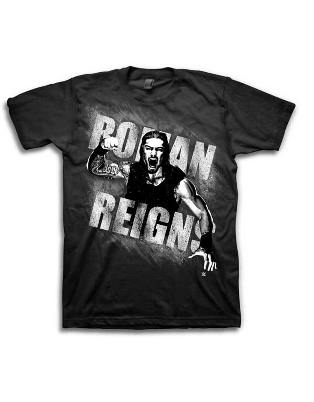 Official WWE Roman Reigns black T-shirt - licensed wrestling apparel