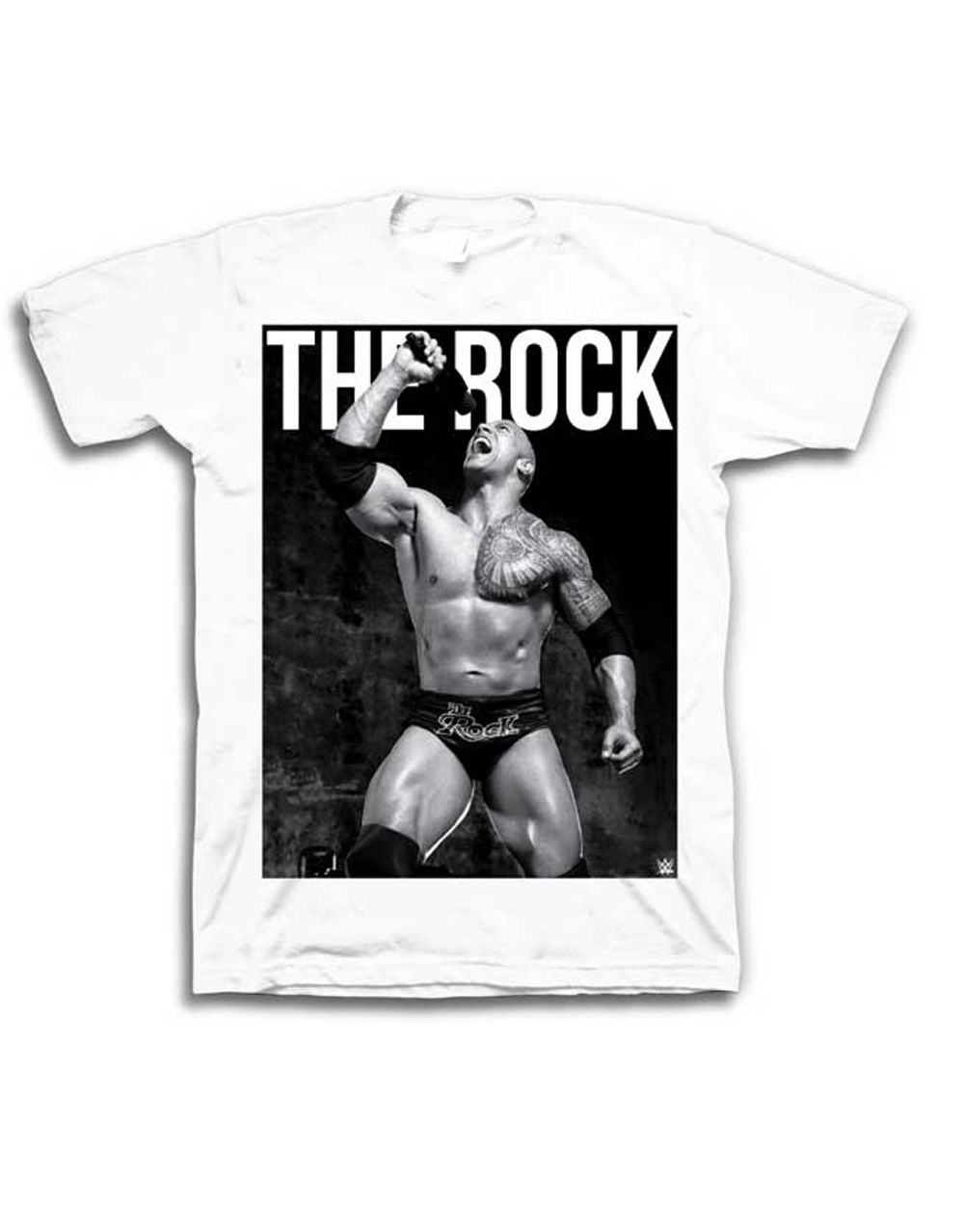 Official WWE The Rock Is Cooking white T-shirt - licensed wrestling apparel