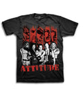 Official WWE Attitude Era black T-shirt - licensed wrestling apparel