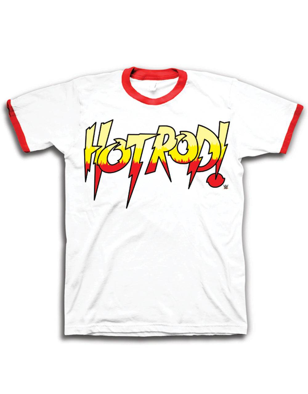 Official WWE Roddy Piper Hot Rod ringer white T-shirt - licensed wrestling merchandise