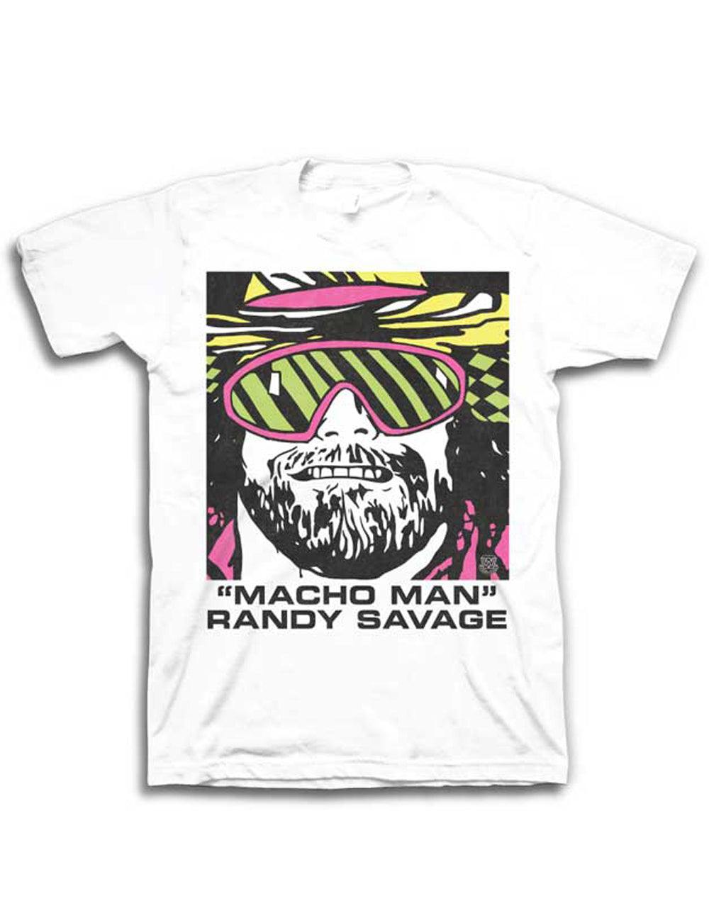 Official WWE Macho Man Randy Savage Revenge white T-shirt - licensed wrestling apparel