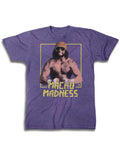 WWE T-Shirt, Adult Macho Man Madness Heathered Purple