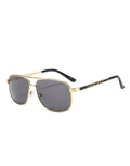 Bad Boys 3 Style Sunglasses Gold Frame / Smoke Mirror Lens