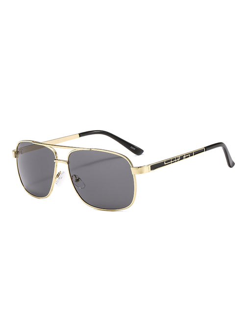 Bad Boys 3 Style Sunglasses Gold Frame / Smoke Mirror Lens