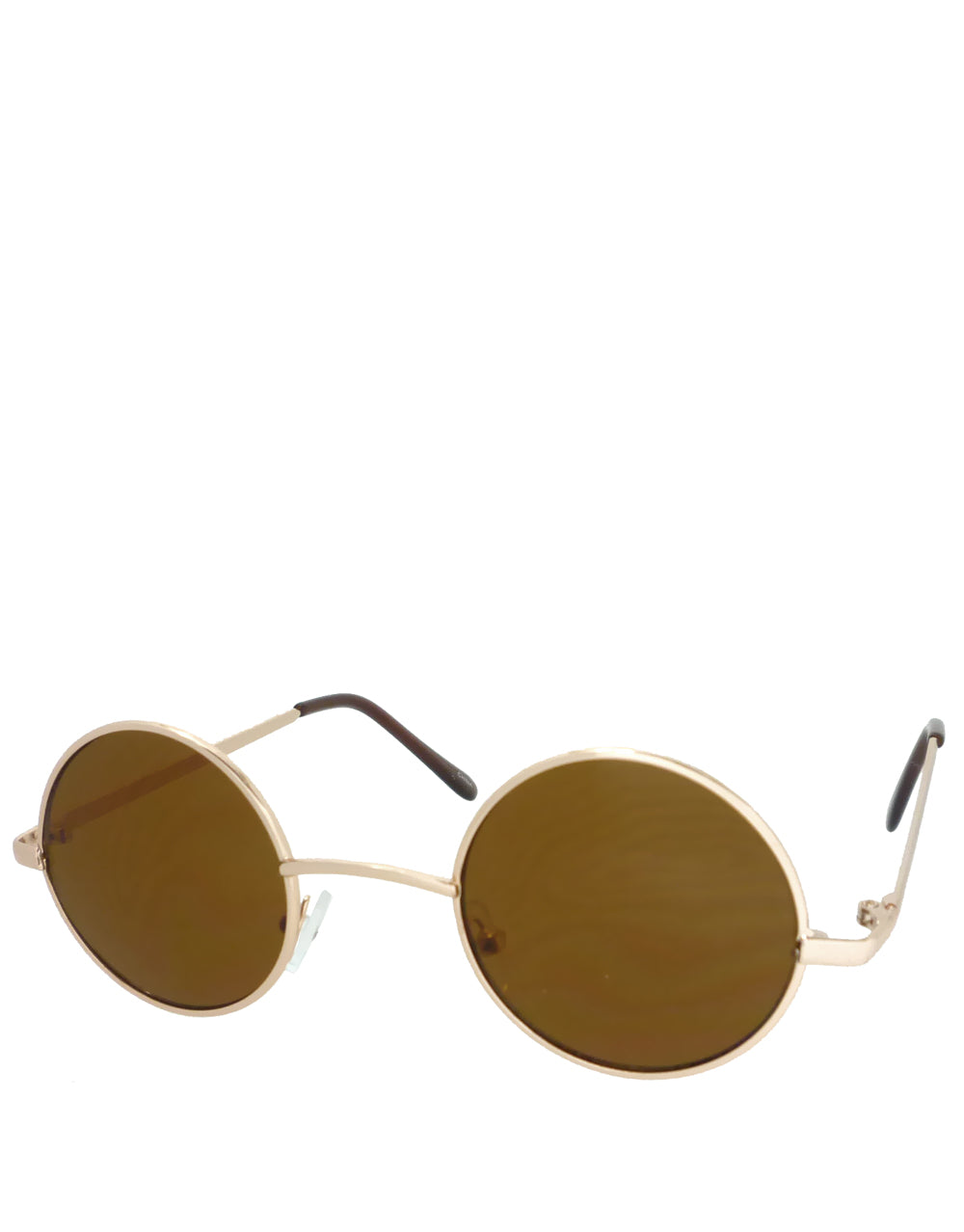 Penn Carlito Style Sunglasses, Gold Frame / Brown Lens