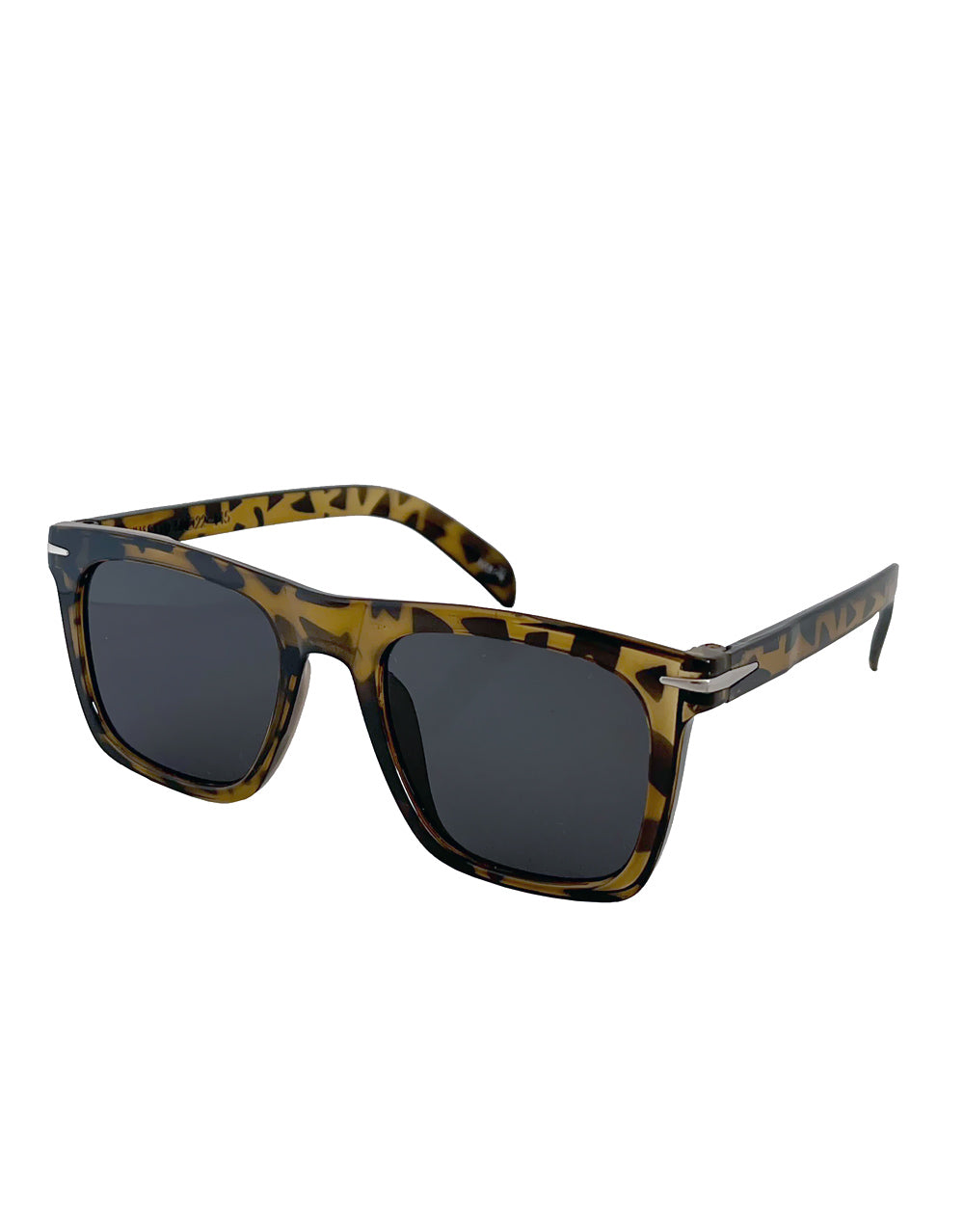 Catch Me If You Can Sunglasses Style, Tortoise Frame, Smoke Lens