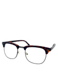 Samuel Die Vengeance Style Sunglasses, Tortoise & Gunmetal Frame / Clear Lens