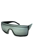 Gaga Sunglasses, Gaga Black Super Mirror Style 1, Black Trim / Super Mirror Lens