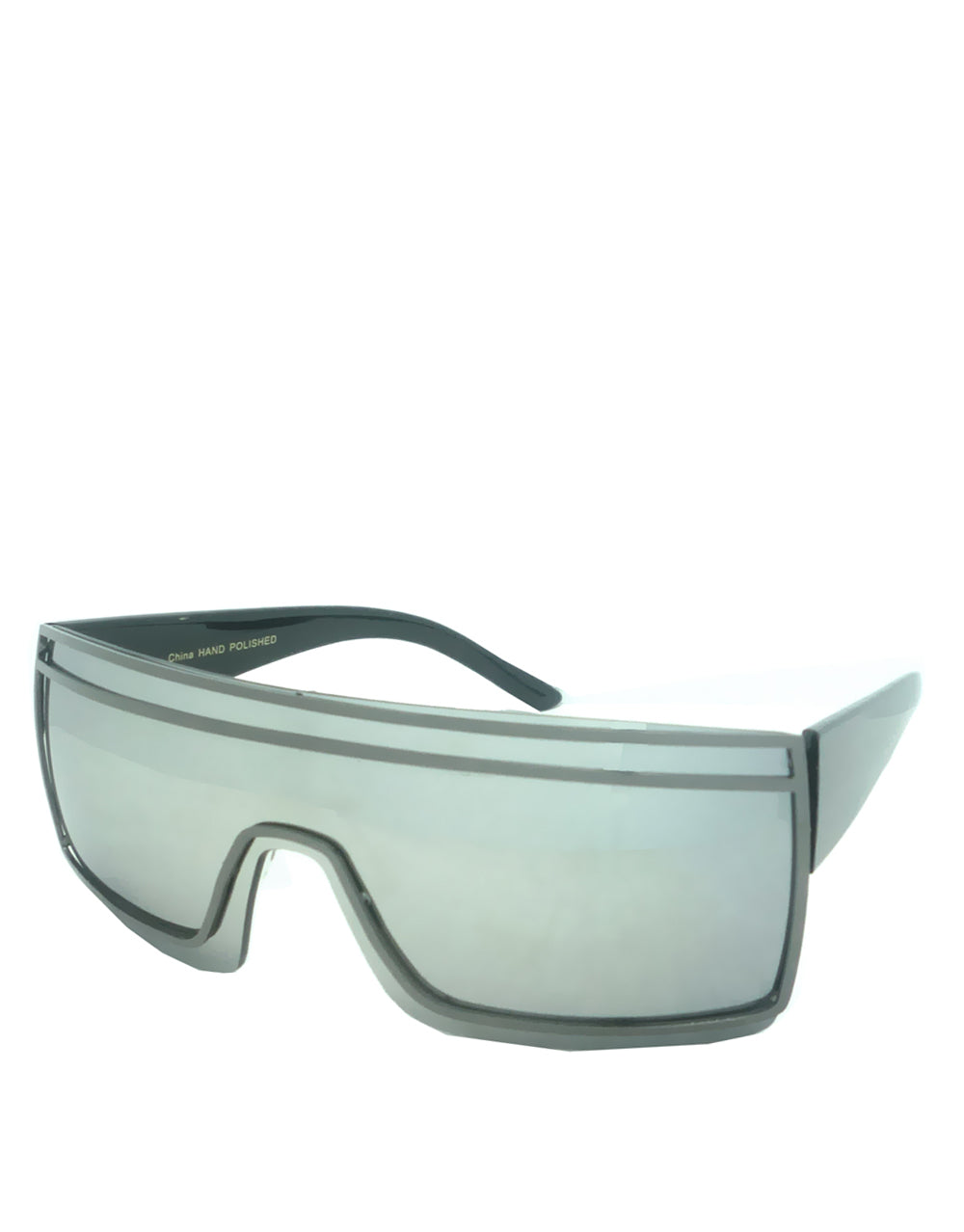 Gaga Sunglasses, Gaga Gunmetal Super Mirror Style 1, Gunmetal Trim / Super Mirror Lens