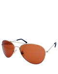Hangover 2 Cooper Style 2 Sunglasses Silver Frame / Brown Lens