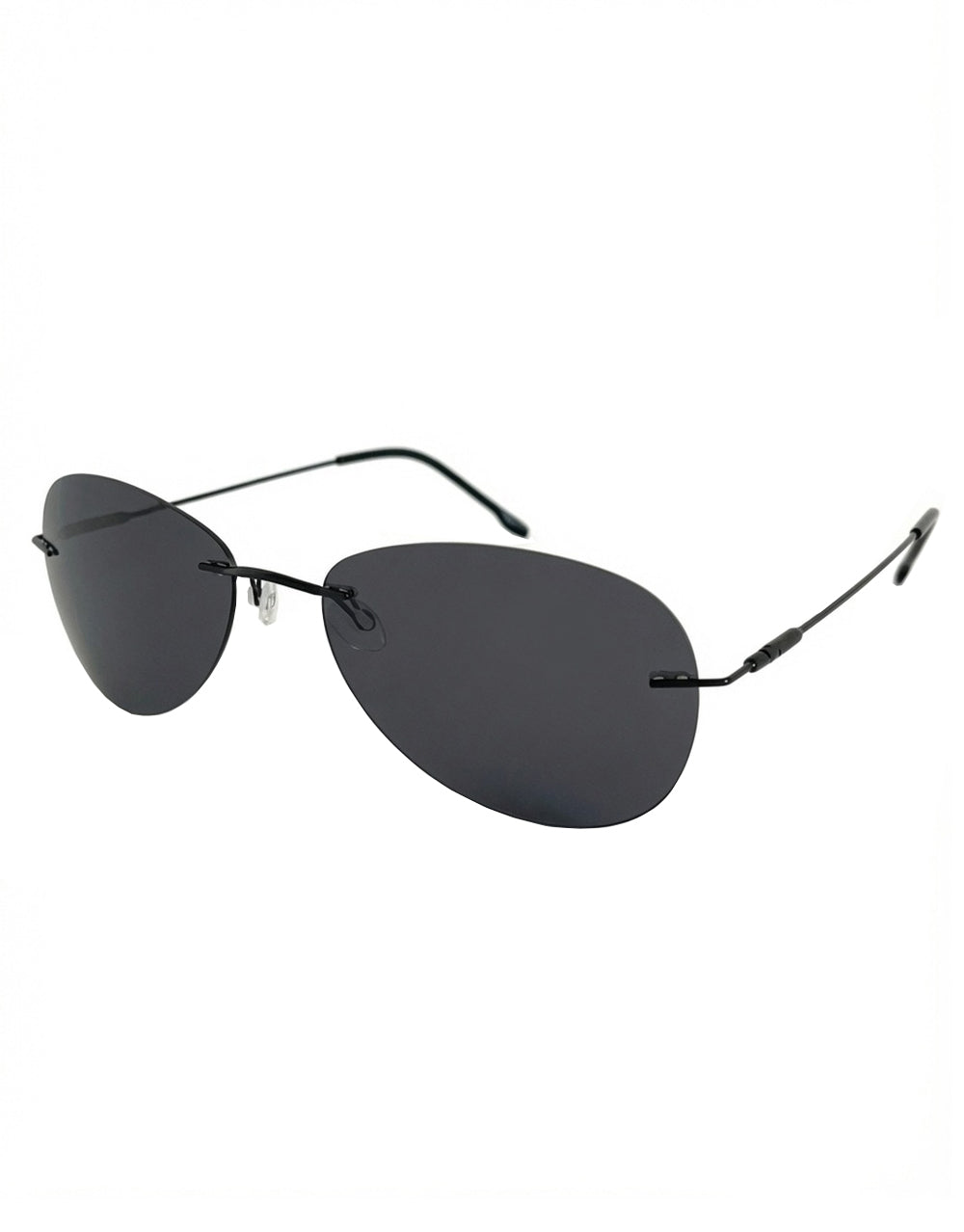Horatio Style Sunglasses, Rimless / Smoke Lens