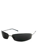 Twins Style Sunglasses, Gunmetal Frame / Smoke Lens