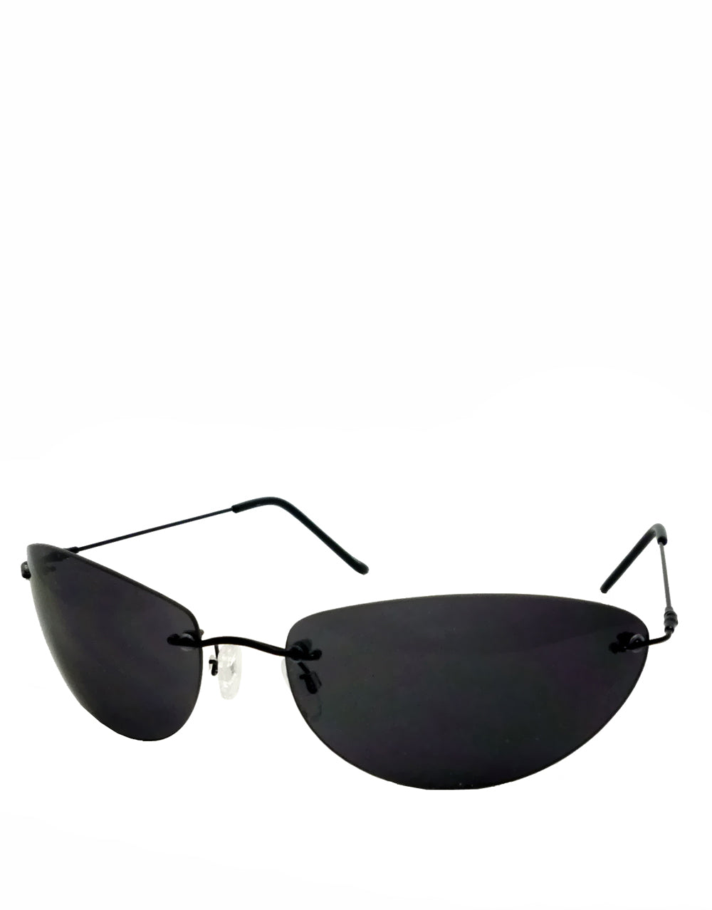 Neo Style Sunglasses, Rimless / Smoke Lens